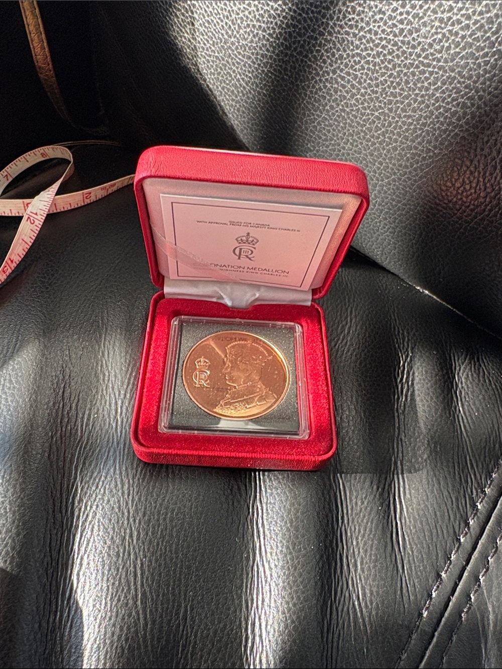 Coronation Medallion His Royal Highness King Charles 111 In Presentation Box - Picture 2 of 12